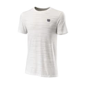 Heren T-shirt Wilson  Kaos Rapide Seamless Crew II China White