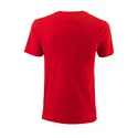 Heren T-shirt Wilson Photo Cotton Tee Slim-Fit Red