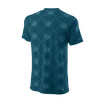 Heren T-shirt Wilson  Power Seamless Henley III Blue Coral
