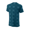 Heren T-shirt Wilson  Power Seamless Henley III Blue Coral