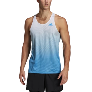 Heren tanktop adidas  Adizero Singlet App Sky Rush