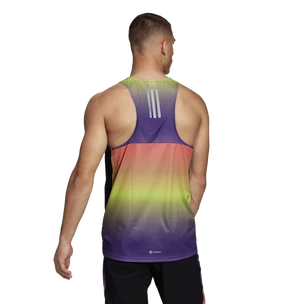 Heren tanktop adidas Bezit de vlucht Colorblock Black