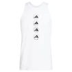 Heren tanktop adidas Run Logo Tank White