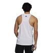 Heren tanktop adidas  Run Logo Tank White