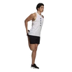 Heren tanktop adidas  Run Logo Tank White