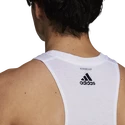 Heren tanktop adidas  Run Logo Tank White