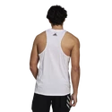Heren tanktop adidas  Run Logo Tank White