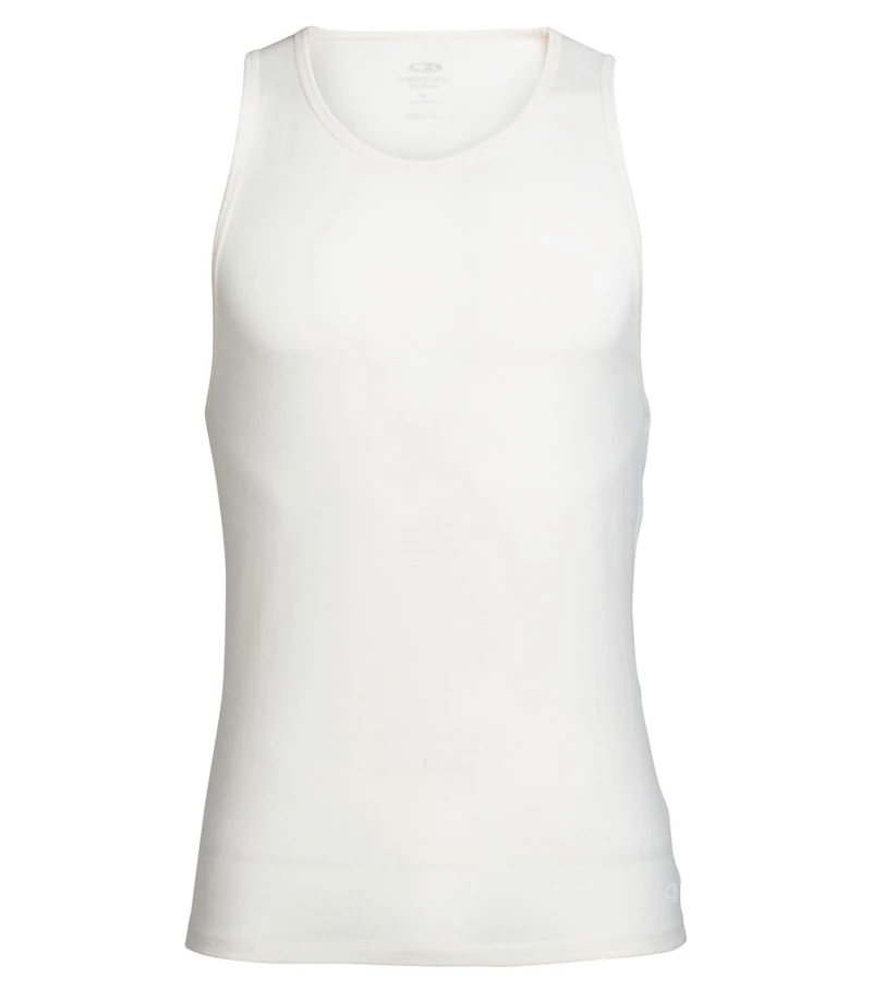 Heren tanktop Icebreaker  Anatomica Tank bílé