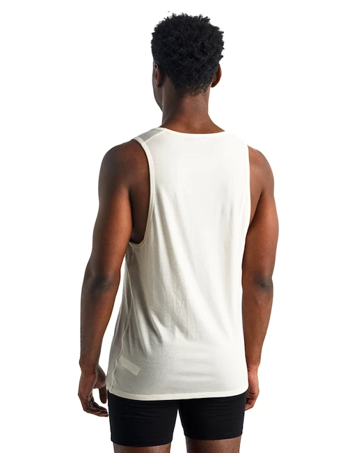 Heren tanktop Icebreaker  Anatomica Tank bílé
