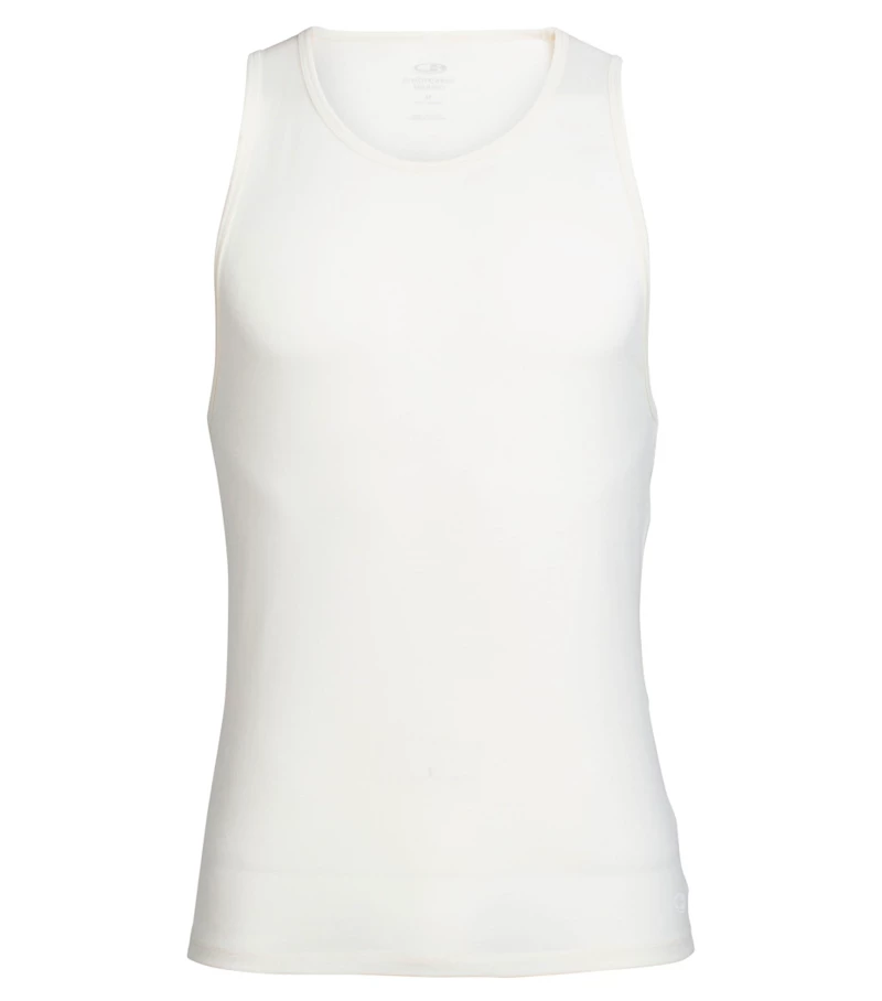 Heren tanktop Icebreaker  Anatomica Tank bílé