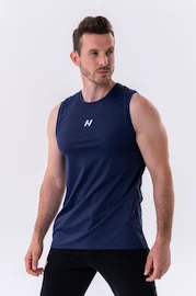 Heren tanktop Nebbia Functional Sporty Tank Top “Power” 322 dark blue