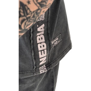 Heren tanktop Nebbia NEBBIA x OLYMPIA Washed Muscle Back Stringer GOLDEN AGE 791 black