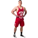 Heren tanktop Nebbia NEBBIA x OLYMPIA Washed Muscle Back Stringer GOLDEN AGE 791 red