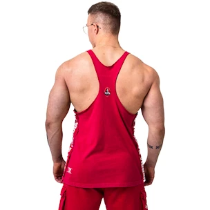 Heren tanktop Nebbia NEBBIA x OLYMPIA Washed Muscle Back Stringer GOLDEN AGE 791 red
