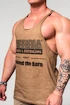 Heren tanktop Nebbia  Washed-off Oversized Stringer MAX OUT 359 Light Brown