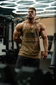 Heren tanktop Nebbia  Washed-off Oversized Stringer MAX OUT 359 Light Brown