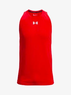 Heren tanktop Under Armour  BASELINE COTTON TANK-RED XL