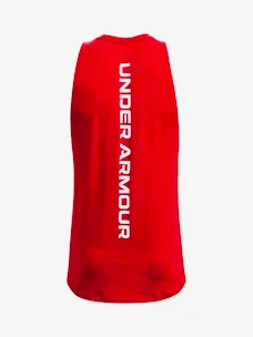 Heren tanktop Under Armour  BASELINE COTTON TANK-RED XL