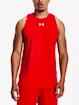 Heren tanktop Under Armour  BASELINE COTTON TANK-RED XL