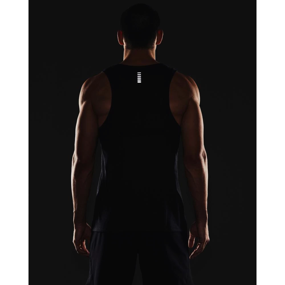 Heren tanktop Under Armour  Streaker Singlet Black
