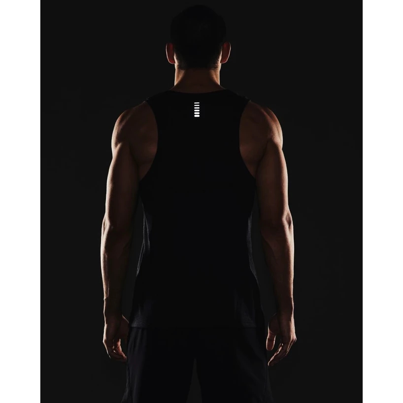 Heren tanktop Under Armour  Streaker Singlet Black S