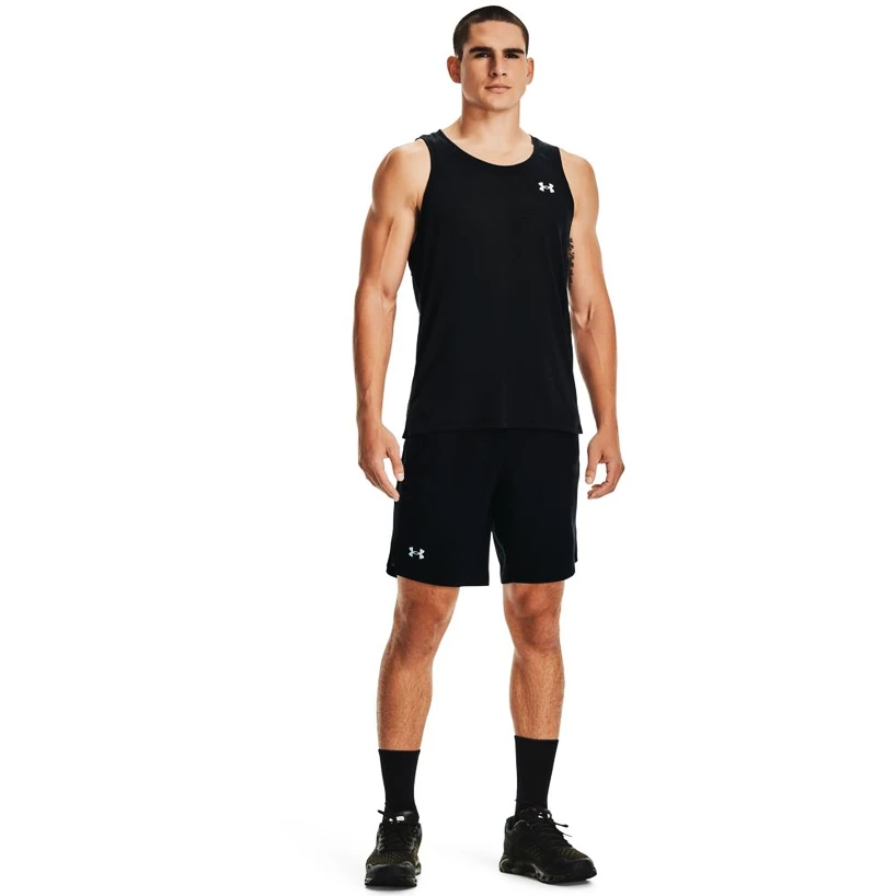 Heren tanktop Under Armour  Streaker Singlet Black S