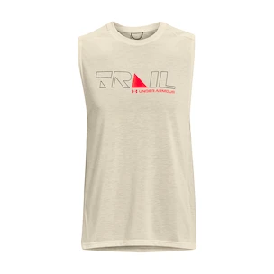 Heren tanktop Under Armour  UA Run Trail Tank -BRN