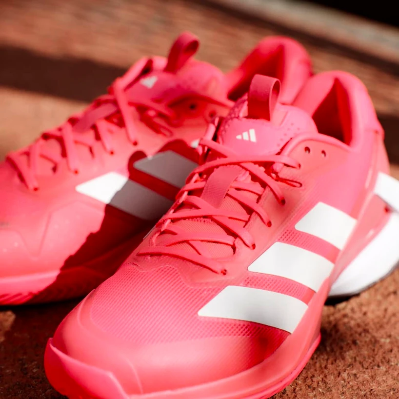 Heren tennisschoenen adidas Adizero Ubersonic 5 Lucid Clay Red