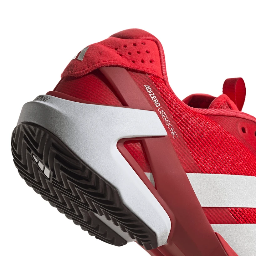 Heren tennisschoenen adidas Adizero Ubersonic 5 Lucid Clay Red
