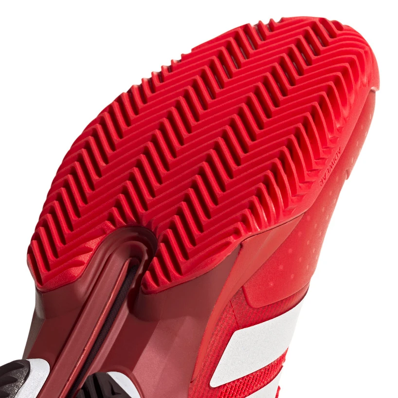 Heren tennisschoenen adidas Adizero Ubersonic 5 Lucid Clay Red