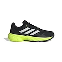 Heren tennisschoenen adidas  Courtjam Control 3 Clay Carbon/Lucid Lemon