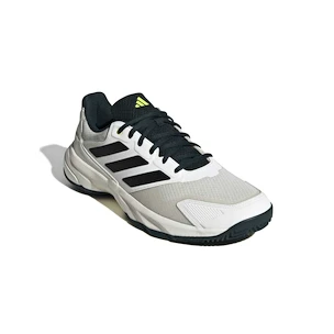 Heren tennisschoenen adidas  CourtJam Control 3 Clay White/Core Black