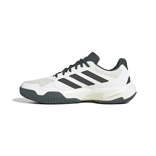 Heren tennisschoenen adidas  CourtJam Control 3 Clay White/Core Black