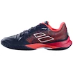 Heren tennisschoenen Babolat Jet Mach 3 All Court Men Black/Poppy Red