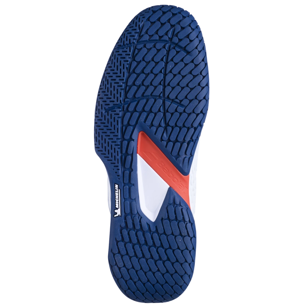 Heren tennisschoenen Babolat Propulse Fury 3 All Court Men White/Estate Blue