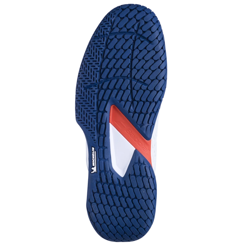 Heren tennisschoenen Babolat Propulse Fury 3 All Court Men White/Estate Blue  EUR 42,5