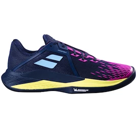 Heren tennisschoenen Babolat Propulse Fury 3 Clay Men Dark Blue/Pink Aero