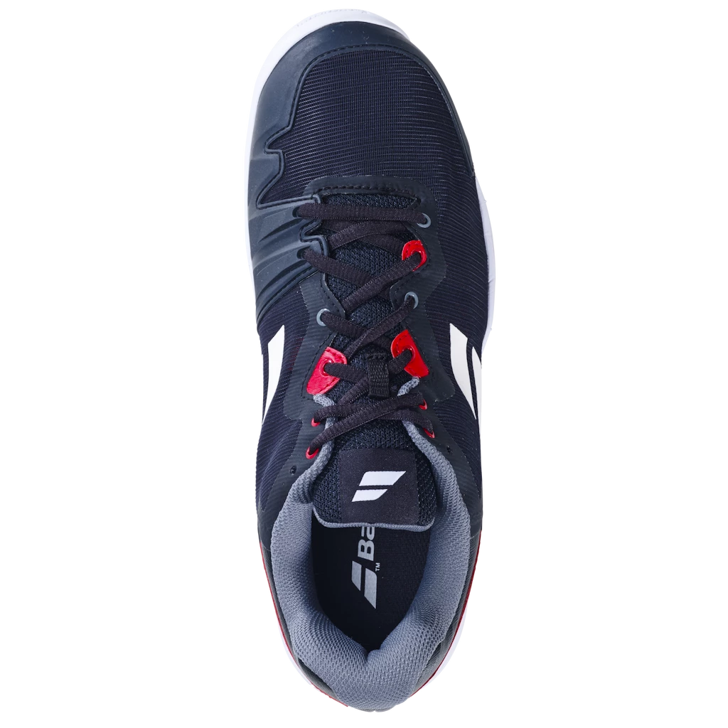 Heren tennisschoenen Babolat SFX 3 All Court Men Black/Poppy Red