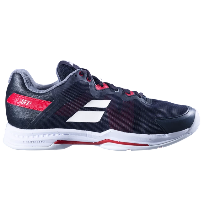Heren tennisschoenen Babolat SFX 3 All Court Men Black/Poppy Red