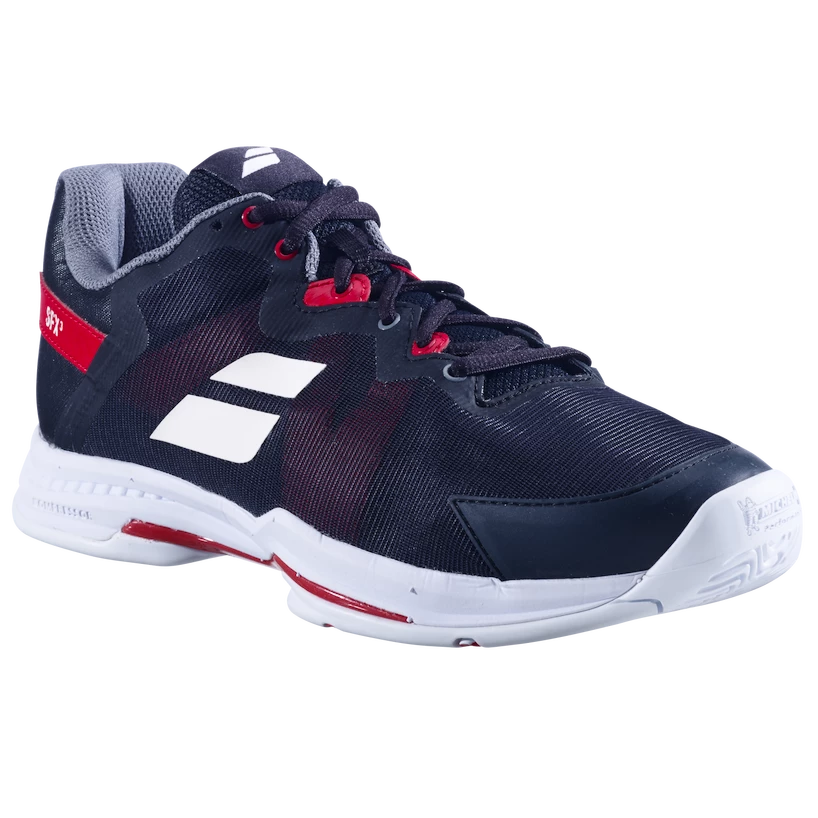 Heren tennisschoenen Babolat SFX 3 All Court Men Black/Poppy Red