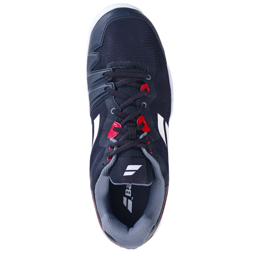 Heren tennisschoenen Babolat SFX 3 All Court Men Black/Poppy Red