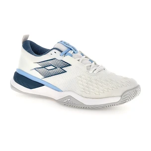 Heren tennisschoenen Lotto Raptor Hyperpulse 100 III SPD All White/Mallard Blue  EUR 42