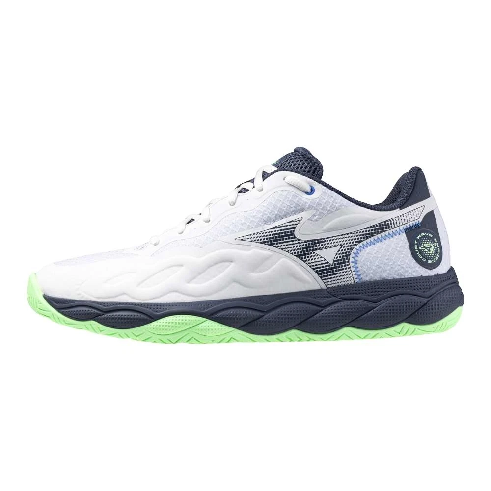 Heren tennisschoenen Mizuno Wave Enforce Court AC White/Vintage Indigo