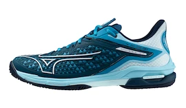 Heren tennisschoenen Mizuno Wave Exceed TOUR 6 AC Moroccan Blue/White/Blue Topaz