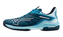 Heren tennisschoenen Mizuno Wave Exceed TOUR 6 CC Moroccan Blue/White/Blue Topaz