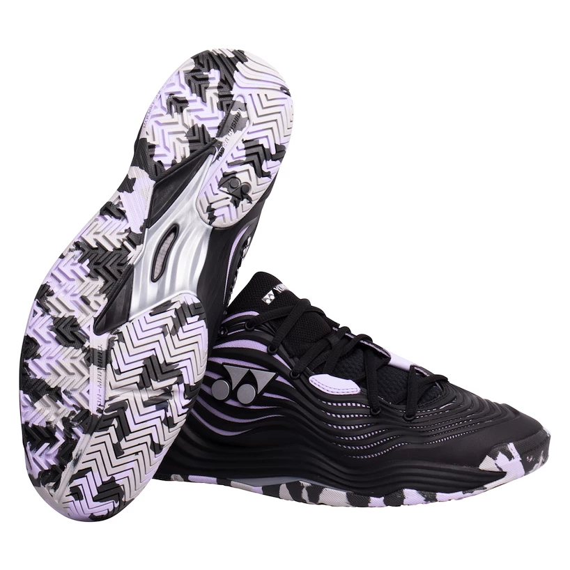 Heren tennisschoenen Yonex  Power Cushion Fusionrev 5 Black/Purple