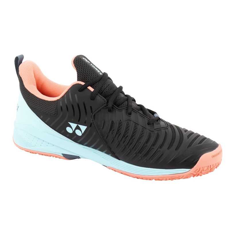 Heren tennisschoenen Yonex Sonicage 3 Clay M Black/Sky Blue