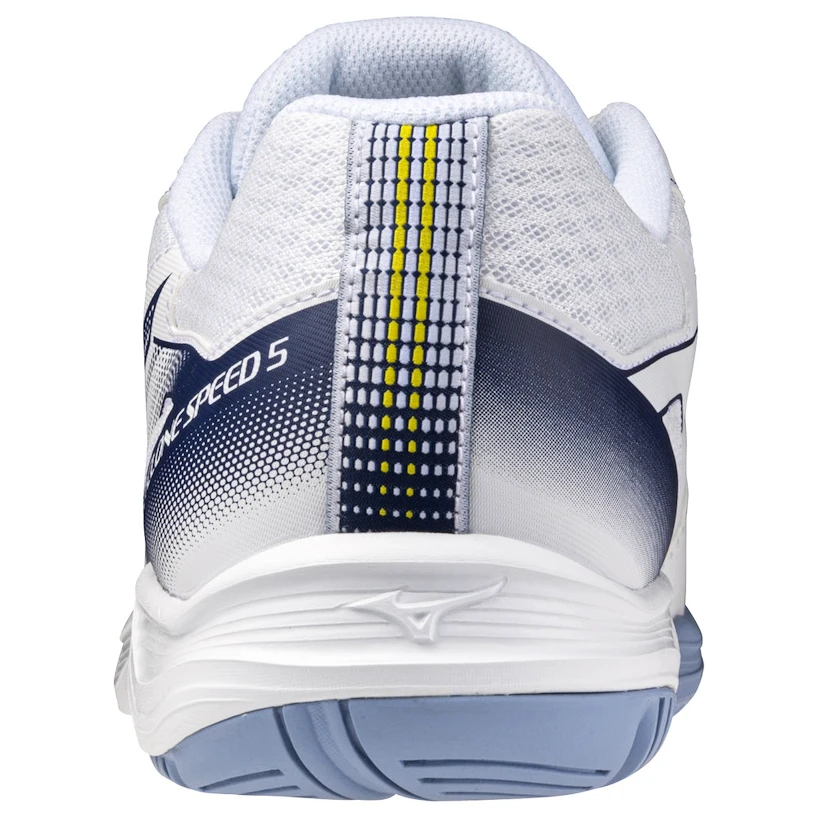 Heren zaalschoenen Mizuno  Cyclone Speed 5 White/Bellwether Blue