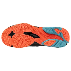 Heren zaalschoenen Mizuno  Wave Lightning Z8 Black/Neon Flame  EUR 42,5