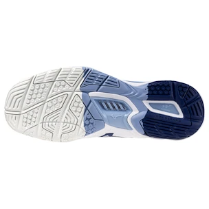 Heren zaalschoenen Mizuno  Wave STEALTH 6 White/Bellwether Blue  EUR 40,5